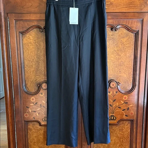 COS Women's Black 100% Wool Suit Pants Size EU Size 12 (Euro 44) Large) NWT - Picture 5 of 11